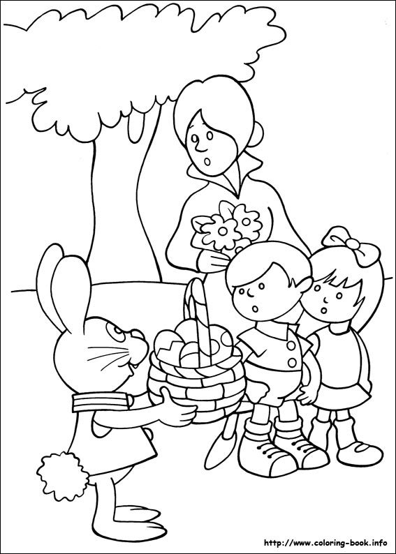 Peter Cottontail coloring picture